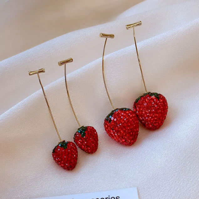 2022 Super Sweet Strawberry Earrings Fashion