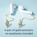 Fashion AirPods Bluetooth Earphones Anti-earclip Earphone Protection Chain