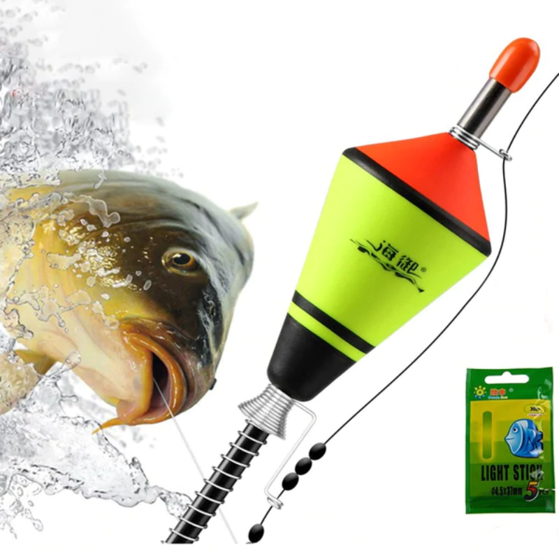 1Pcs Portable Automatic illuminate Fishing Float Fishing Accessories Fast Fishing Artifact Fishing Float Device Hot