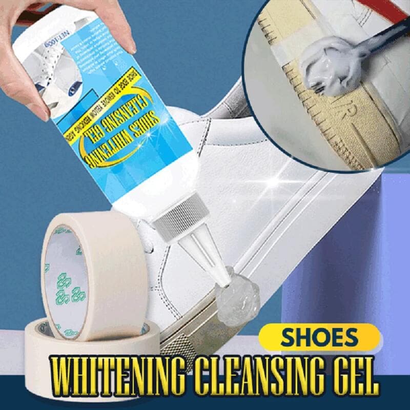 Shoes Cleaner Cleaning Shoes Whitening Gel Shoe Brush Shoe Cleaning Sneakers with Tape