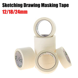 Masking Tape White Color 12/18/24mm Single Side