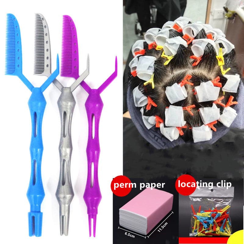 Permanent Hair Magic Equipment Barber Shop Special Hair Auxiliary Tools Men's Texture  Salon Hair Stylist Curly Hair