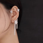Star Tassel Earrings Sparkle Noble New Style