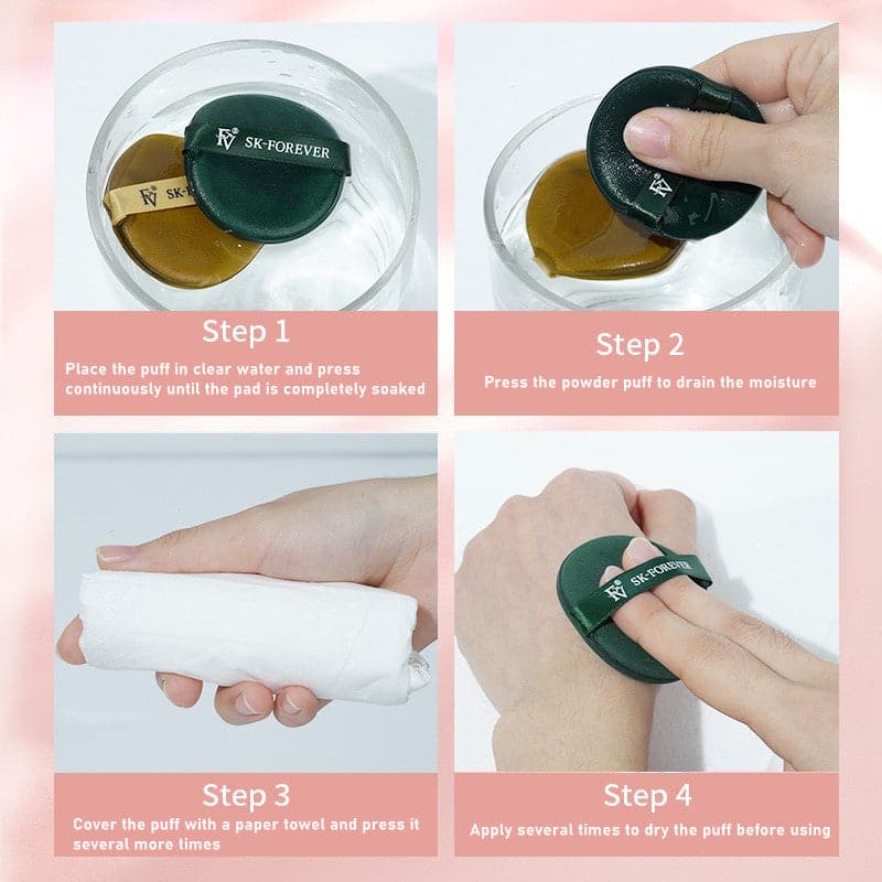 Skin-friendly Double Face Powder Puff