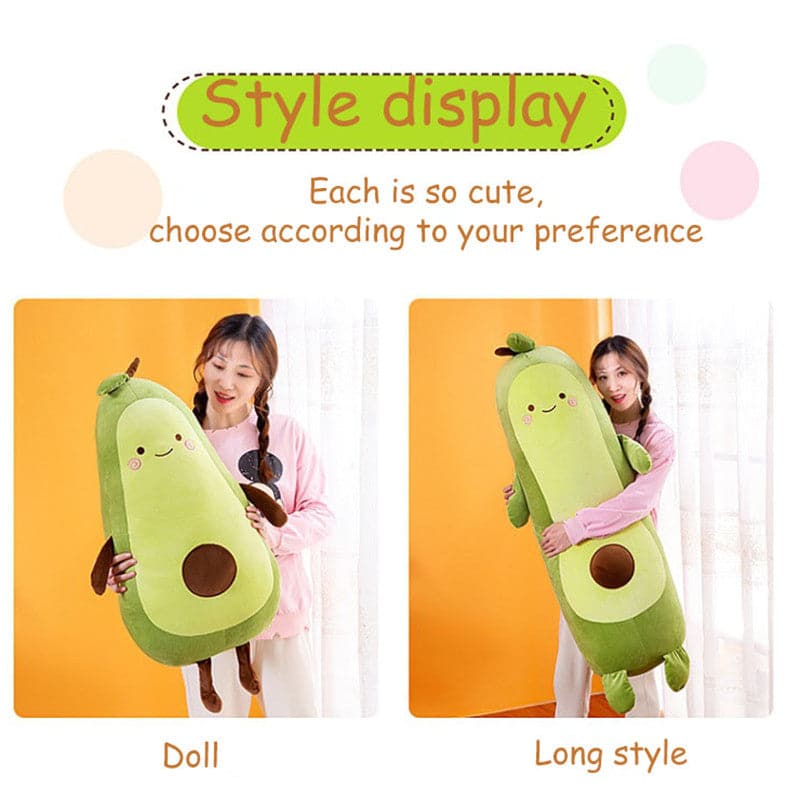 TikTok Avocado Plush Pillow Hugs Stuffed Toys Home Decor Pop Doll Cushion Soft Filled Gifts