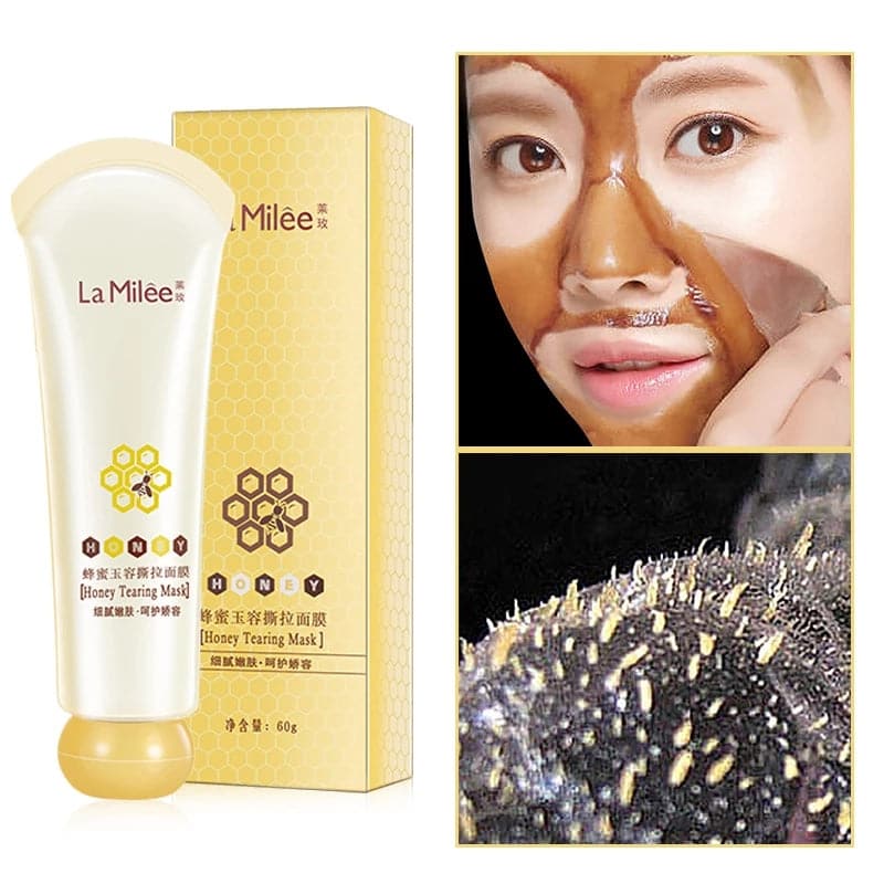 Honey Tearing Mask Peel Mask Dead Skin Clean Pores Shrink Face Skincare Mask