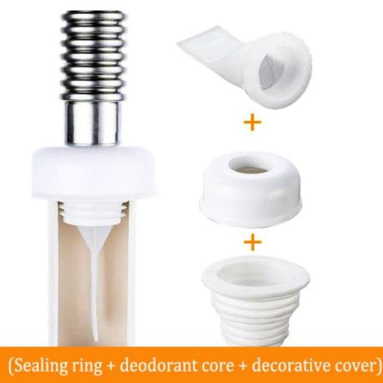 Silicone Deodorizing Core Drain Pipe Hose Deodorizing Rubber Plug Kitchen Bathroom Sewer Seal (4 Sets) 40-50Cm
