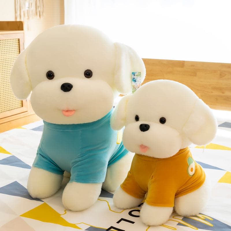 Cute Puppy Doll Plush Toy Sitting Dog Girlfriend Kids Birthday Gift