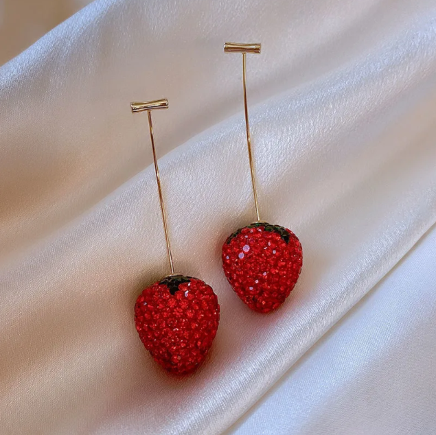 2022 Super Sweet Strawberry Earrings Fashion
