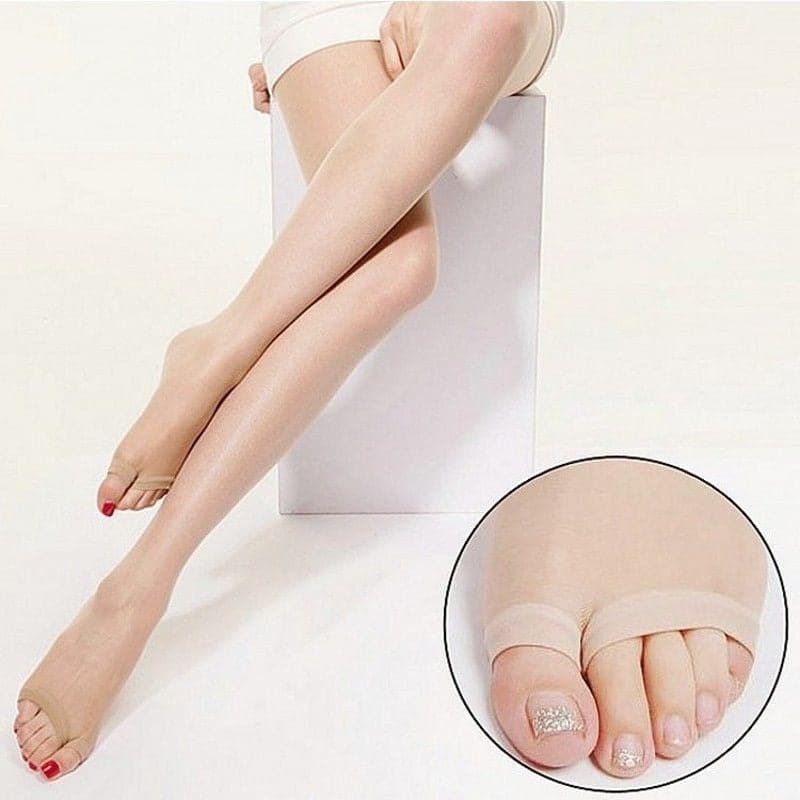 Oversized Fishmouth Stockings Super Thin Open-toe Pantyhose T Crotch Anti-hook Silk Women Socks