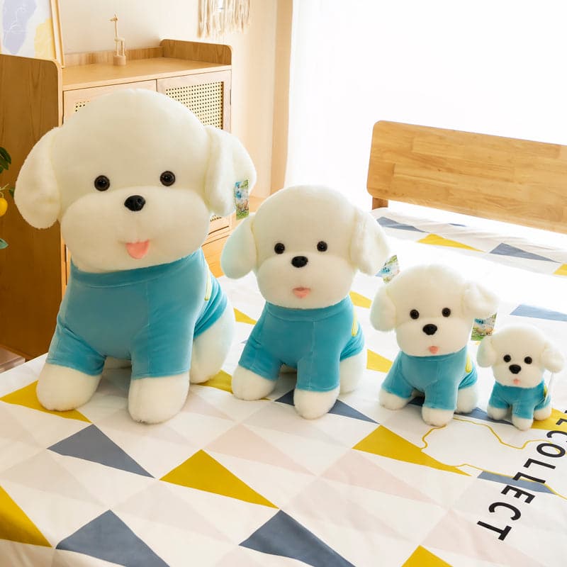 Cute Puppy Doll Plush Toy Sitting Dog Girlfriend Kids Birthday Gift