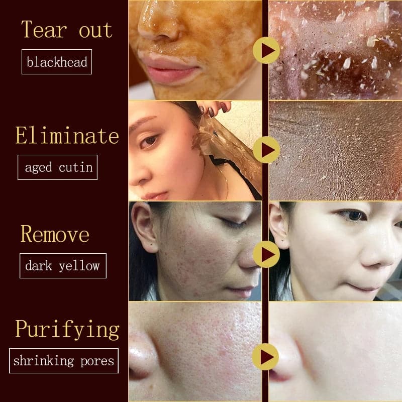 Honey Tearing Mask Peel Mask Dead Skin Clean Pores Shrink Face Skincare Mask