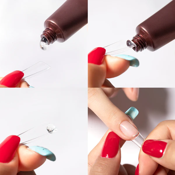 Fast Drying Nail Gel For Fake Nails Manicure Adhesive Gel Extension Adhesive UV Gel Polish Acrylic Nail Art Tools Manicure