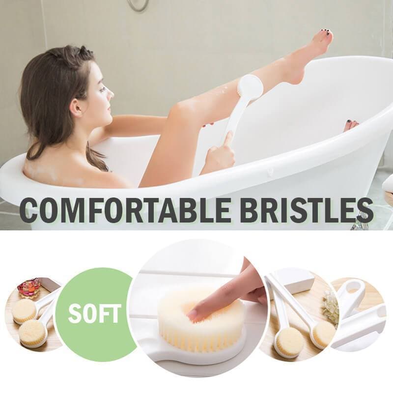 1 Piece Of Back Rub Bath Brush Exfoliating Massage Bathtub Shower Brush SPA Woman Man Skin Care Dry Body Brush