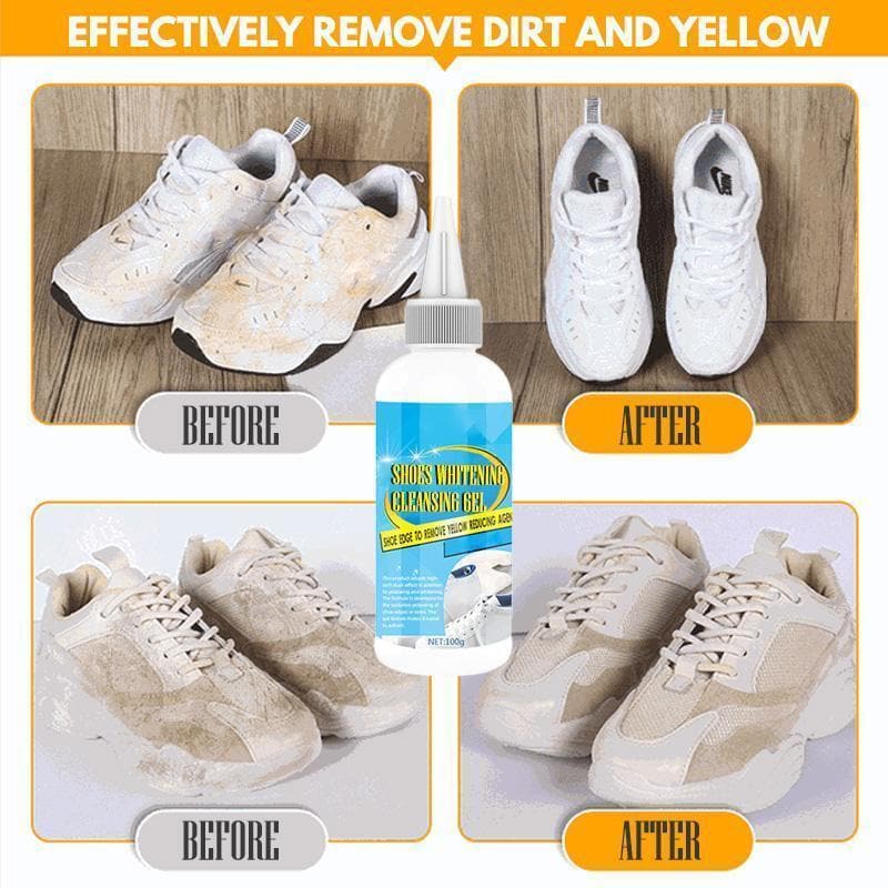 Shoes Cleaner Cleaning Shoes Whitening Gel Shoe Brush Shoe Cleaning Sneakers with Tape