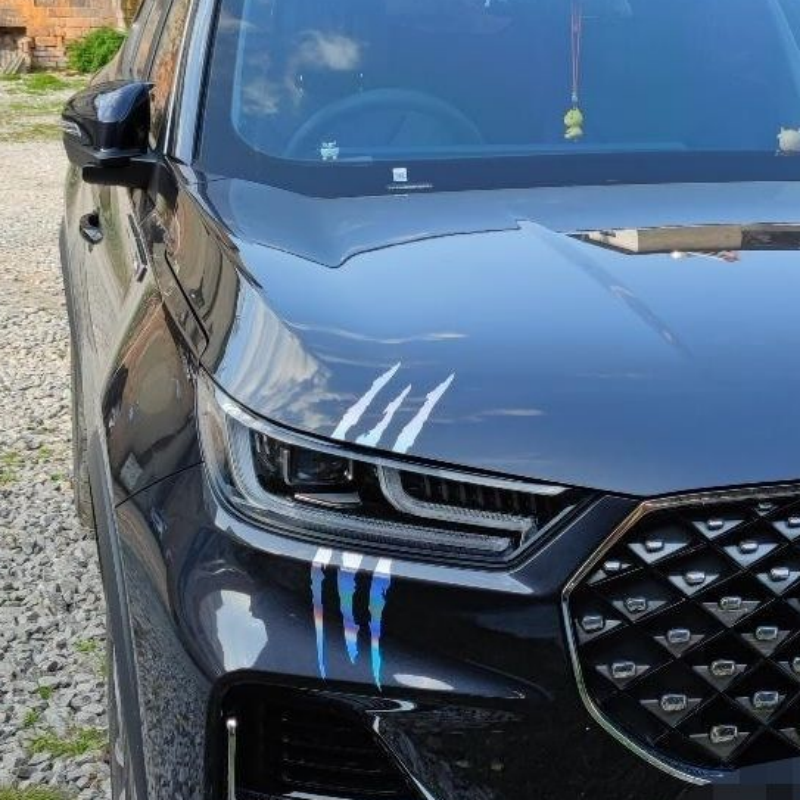 Auto Car Sticker Reflective Monster Claw Scratch Stripe Marks Headlight Decal
