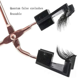 Quantum Magnetic Eyelash Curler Set Female Soft Magnetic False Eyelashes Double Magnet False Eyelashes Glue Free False Eyelashes