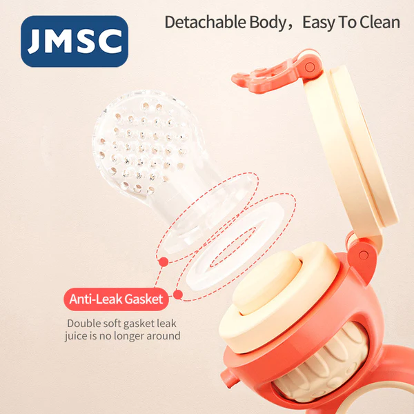 Baby Teether Nipple Fresh Fruit Food Vegetable Bite Bag Pacifier Safe Eat Silicone Feeder Supplement Oral Care Bottle Teat