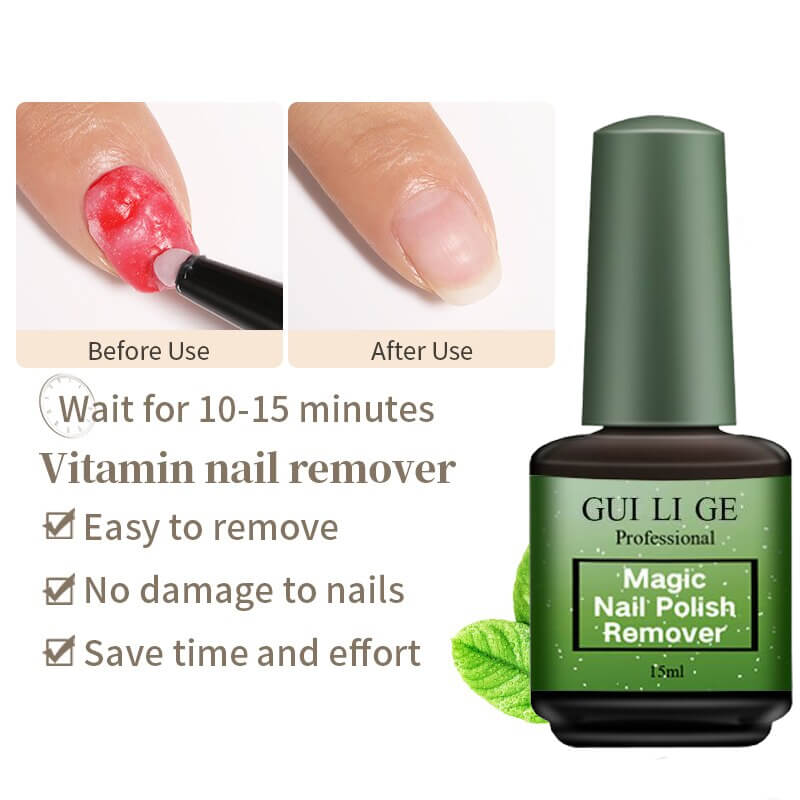 Nail Polish Remover Soak Off  Quickly Easily Magic Remover Gel