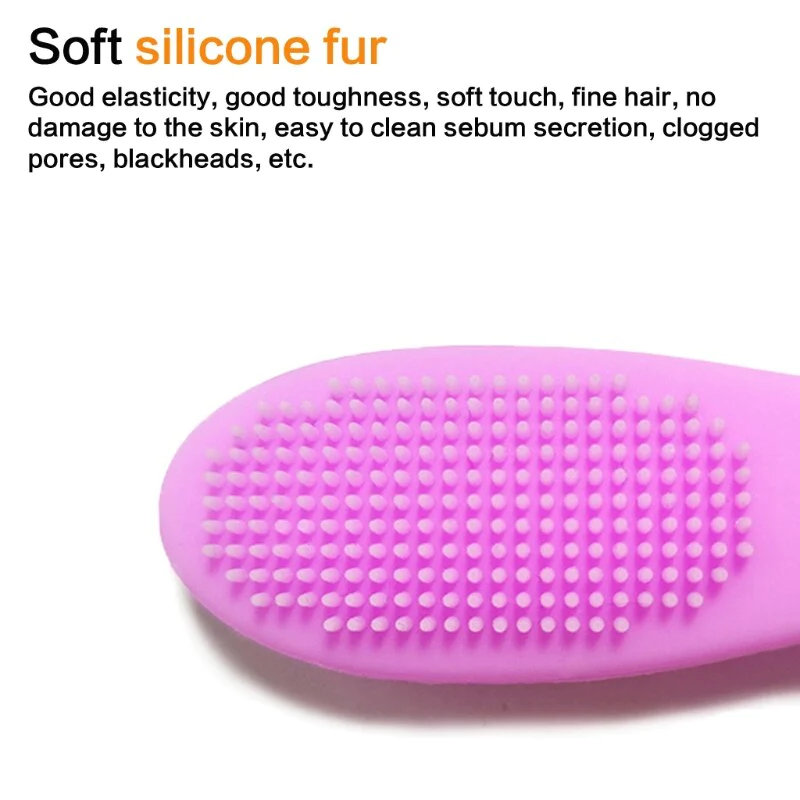 Soft Glove Silicone Nose Cleaning Brushes Scrubber Blackhead Removal for Cosmetic Make Up Cleaning Tools