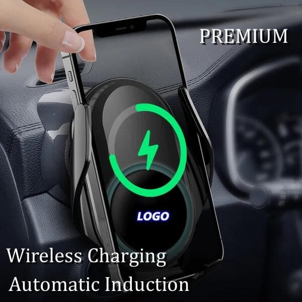 Custom Logo Car QI Wireless Charging Phone Holder