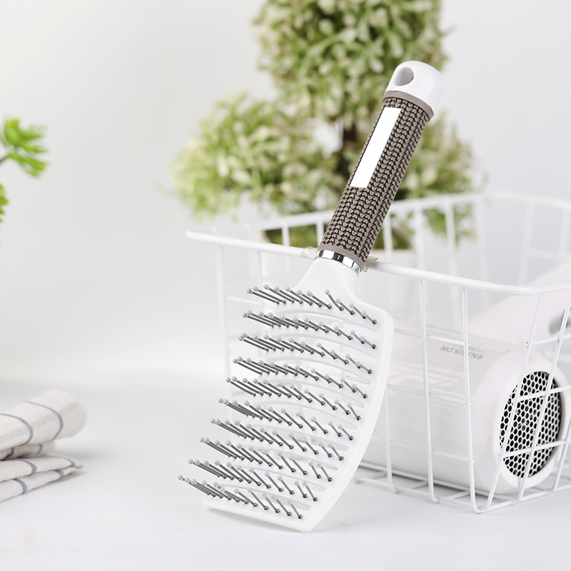 Hair Brush Scalp Massage Comb Hairbrush Bristle&Nylon Women Wet Curly Detangle Hair Brush for Salon Hairdressing Styling Tools