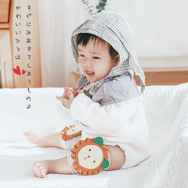 2pair/lot Mesh Baby Knee pad Cotton Breathable Baby Toddler Drop-Resistant Safety Crawling Knee Pad Warm Protector Baby Kneecap