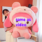 Cute Pink Dog Dolls Plush Toys Home Decor Stuffed Toy Gift