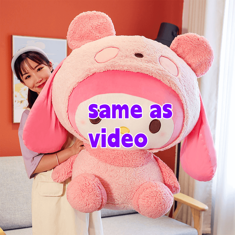 Cute Pink Dog Dolls Plush Toys Home Decor Stuffed Toy Gift