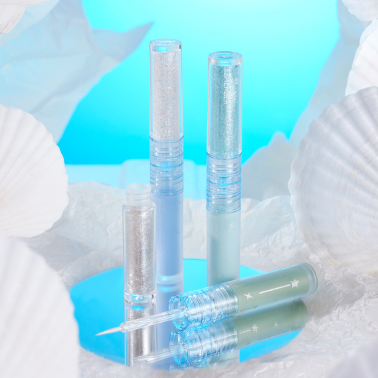 Glitter Liquid Eye Shadow Long Lasting Shimmer Pigmented Cosmetic For Professional Makeup Double-headed Eye Shadow