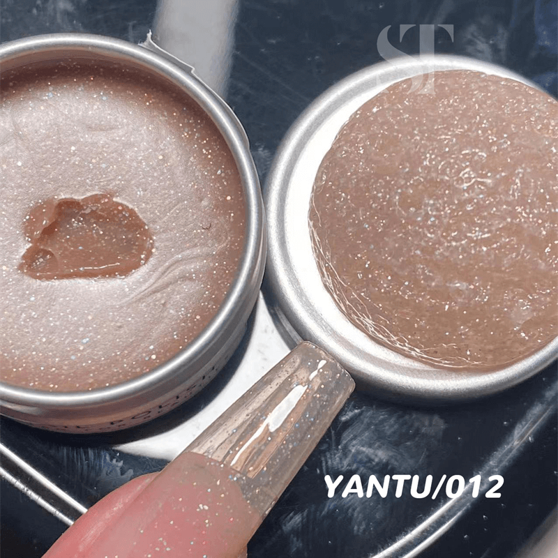 Strawberry Latte 26 Color Nail Polish Glue Solid Cans
