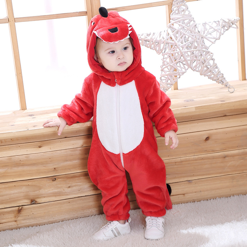 TK Baby Animal Dinosaur Onesie Costume Rompers And Jumpsuits for Teen Girls Baby Pants Boy Baby Girl Hoodie Romper