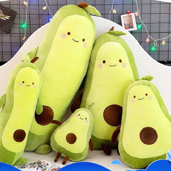 TikTok Avocado Plush Pillow Hugs Stuffed Toys Home Decor Pop Doll Cushion Soft Filled Gifts