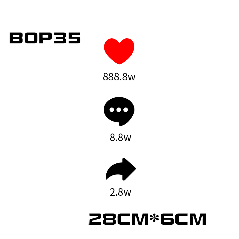 Auto Car Sticker Reflective TikTok Funny Red Heart Windshield Marks Car Accessories
