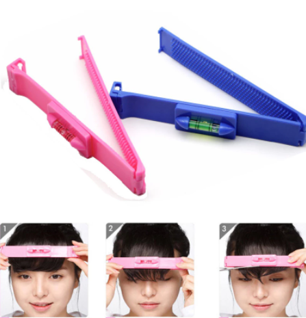 1PC DIY Women Hair Trimmer Fringe Cut Tool Clipper Comb Guide For Cute Hair Bang Level Ruler Hair Accessories