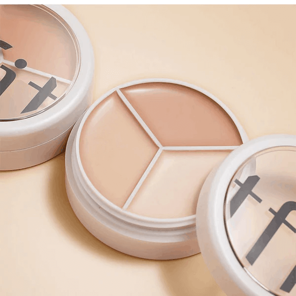 Three-color Concealer Conceal Cover Dark Circles Freckles