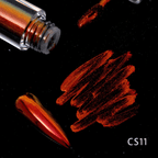 Small Tube Liquid Type Mirror Chrome Powder with Brush Professional Nail Art Decor Manicure Nail Glitter Pigment