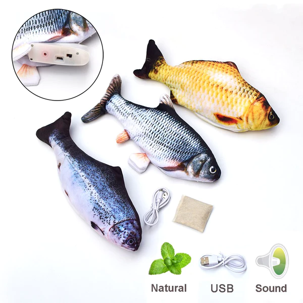 Children's Baby Electric Fish Toy Simulation Plush Electric Fish Toy For Sleeping