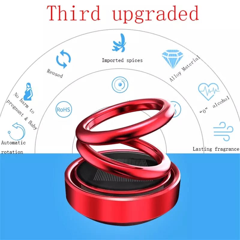 Solar Car Rotating Decoration Accessories