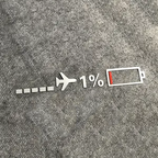 Car Vinyl Stickers Wifi Battery Level Mark Decals Car Rear Windshield Body Car Funny Sticker Silver White Reflective Type