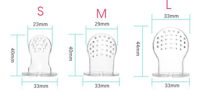 Baby Pacifier Fresh Food Nibbler Kids Fruit Feeder Nipples Feeding Baby Teat Pacifier Bottles