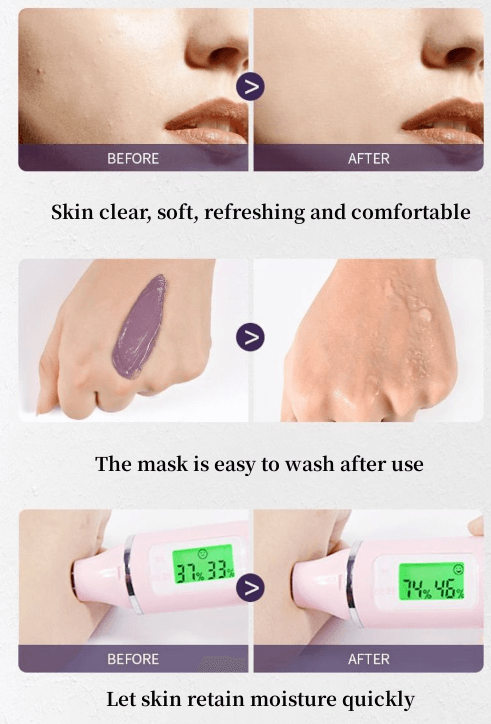 Eggplant Static Mud Cream Mask