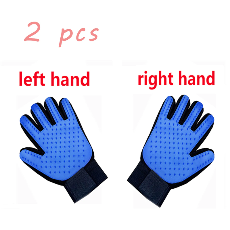 Cats and Dogs Pet Bath Cleaning Silicone Gloves Decontamination Massage Hair Removal Cover Combing Brush Supplies
