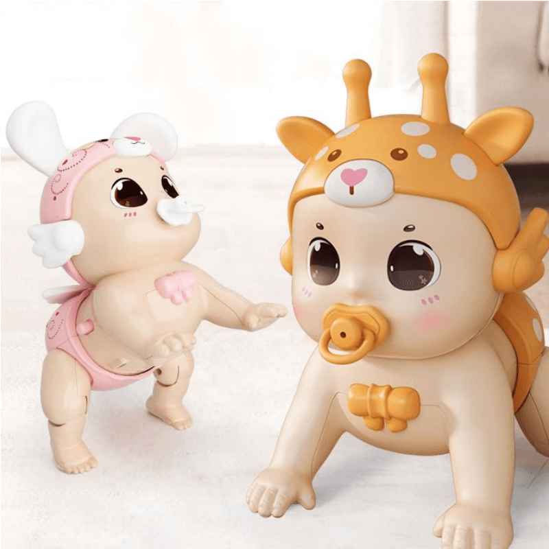 Baby Crawling Toy Guide Electric Bottle Crawling Kid Toys