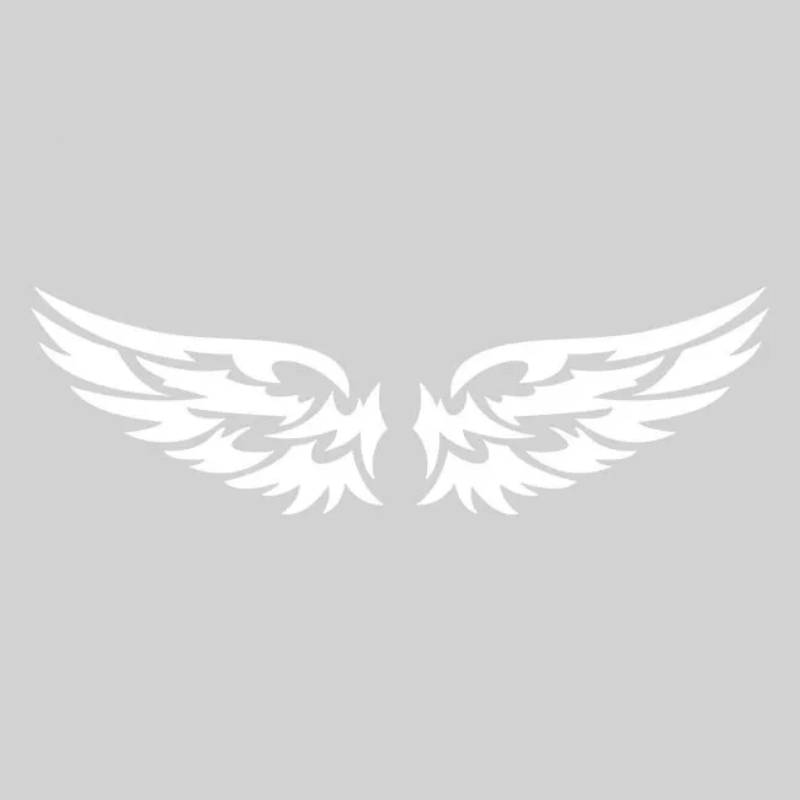 Car Stickers Angel Wings Pattern Outdoor Reflective Car Motorcycle Body Decals Window Scratch Stickers