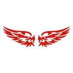 Car Stickers Angel Wings Pattern Outdoor Reflective Car Motorcycle Body Decals Window Scratch Stickers