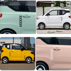 Car Stitching Patch Adornment Stickers Personalized Scratch Cover