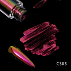Small Tube Liquid Type Mirror Chrome Powder with Brush Professional Nail Art Decor Manicure Nail Glitter Pigment