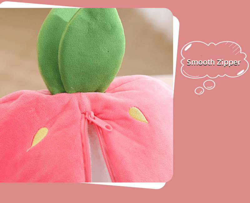 Hide-and-Seek Cute Rabbit Plushie Strawberry Carrot Plush Toy