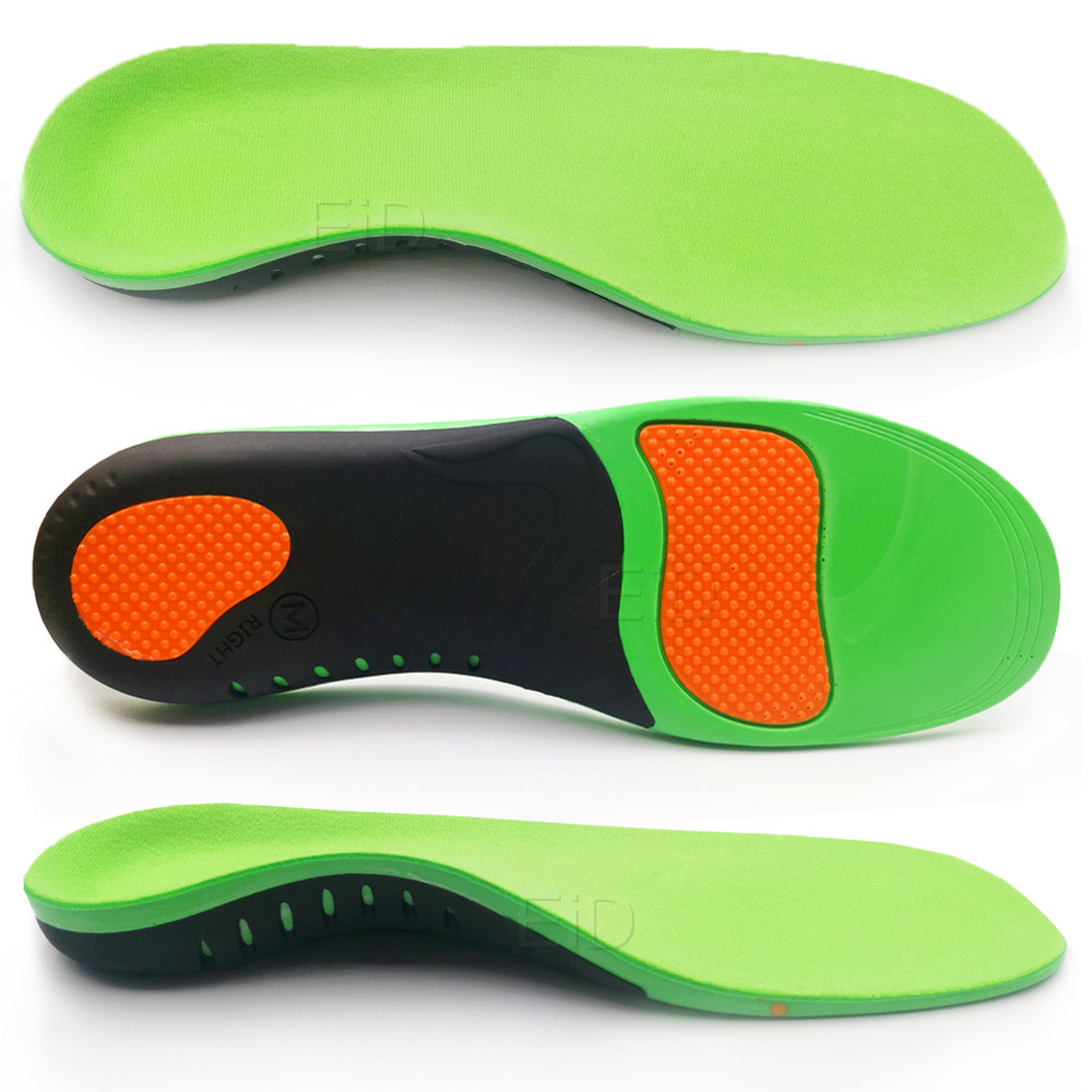 New Comfortable Insoles Elastic Shock Absorbent Soft Slippery Arch Support Spats